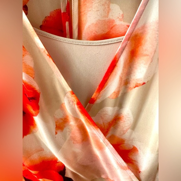 Calvin Klein Floral A line dress - Picture 3 of 4